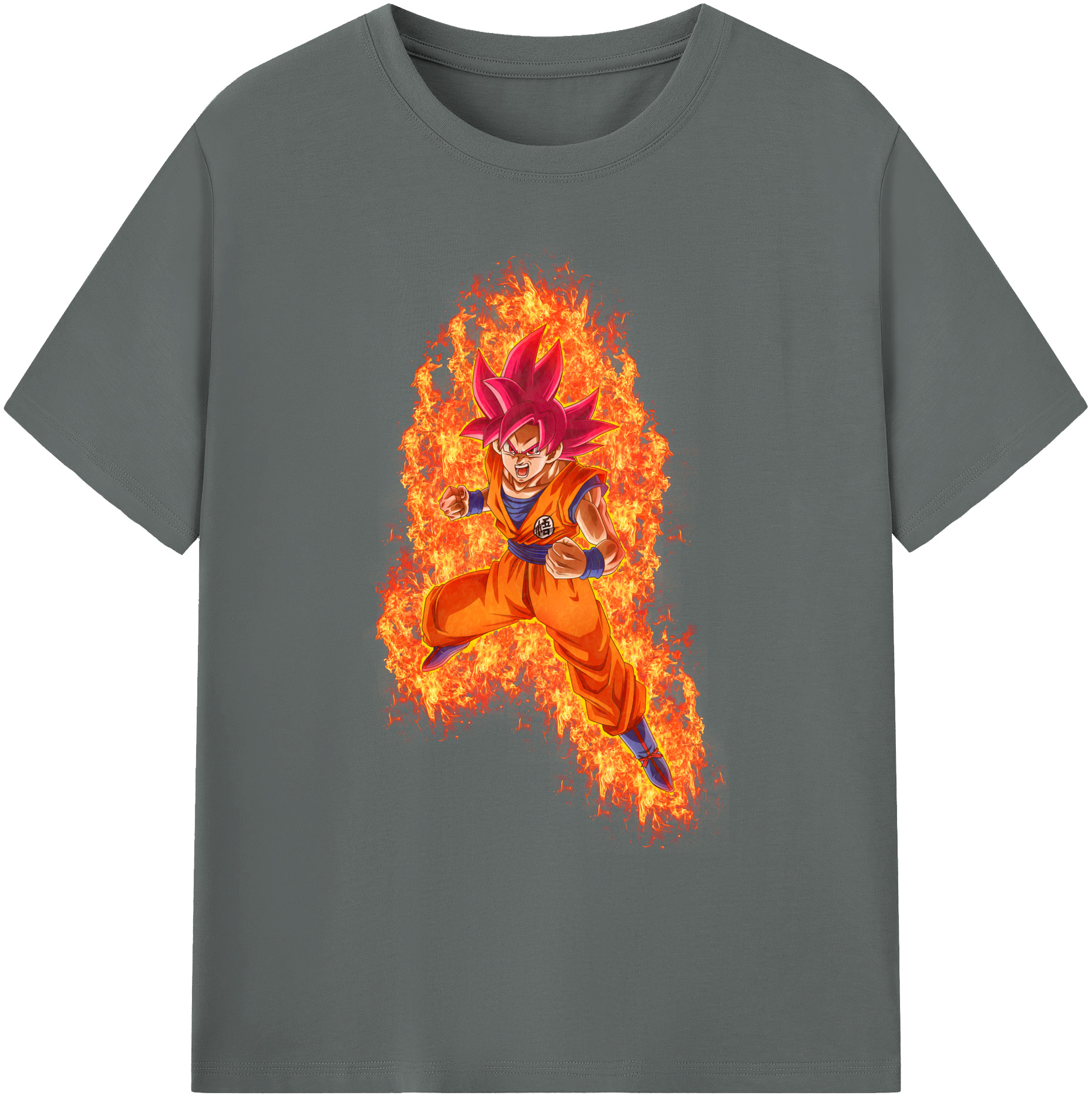 （画像用） ドラゴンボール 孫悟空（そん ごくう）Son Goku カカロット DRAGON BALL Kakarotto 綿100％ メンズ半袖Tシャツ｜肌触りやわらか＆通気性